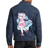 Dragon Maid Men Denim Jacket | Artistshot