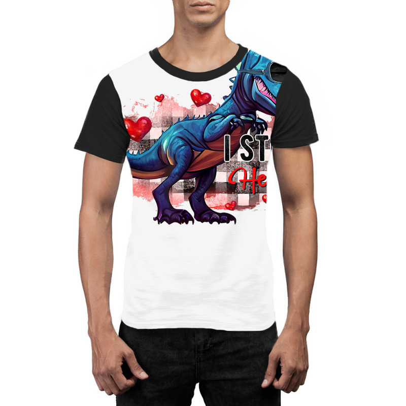 I Steal Heart Funny Dinosaur Valentines Day T Shirt Graphic T-shirt | Artistshot