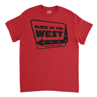 Made In The West Film Festival  Black On White  T Hipster Classic T-shirt | Artistshot