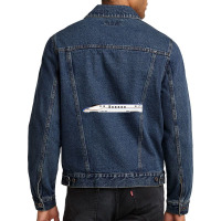 Shinkansen E7 Series Side View Men Denim Jacket | Artistshot