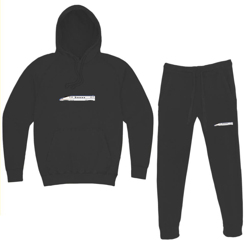 Shinkansen E7 Series Side View Hoodie & Jogger Set | Artistshot