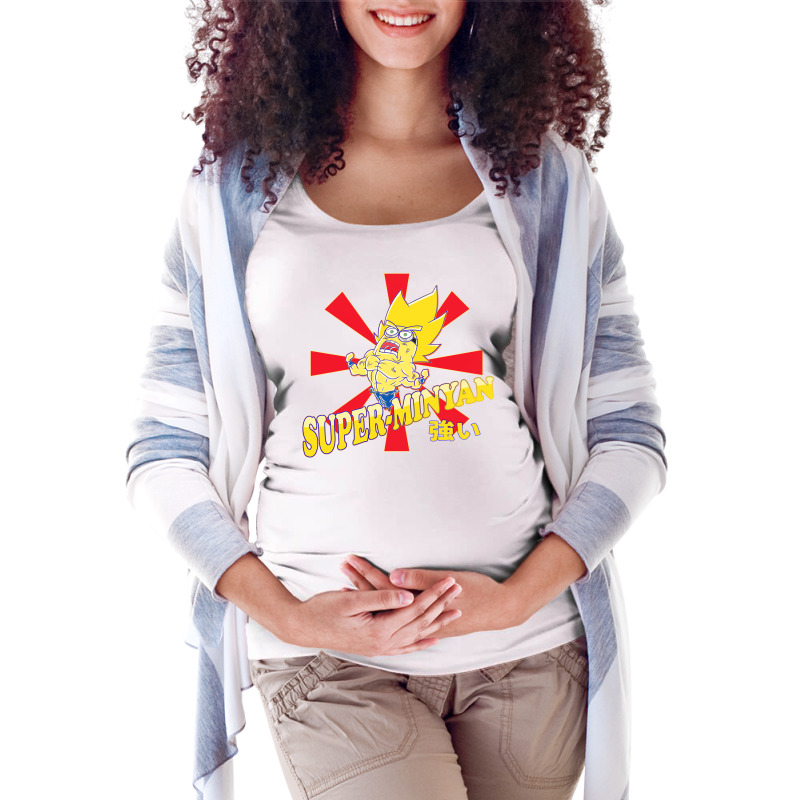 Super Minyan Maternity Scoop Neck T-shirt by dozetaviraf | Artistshot