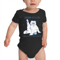 Karma Is A Cat Purring In My Lap 'cause It Loves Me Cat Love T Shirt Baby Bodysuit | Artistshot