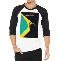 No538 Cool Runnings Minimal Movie Poster  T Vintage 3/4 Sleeve Shirt | Artistshot