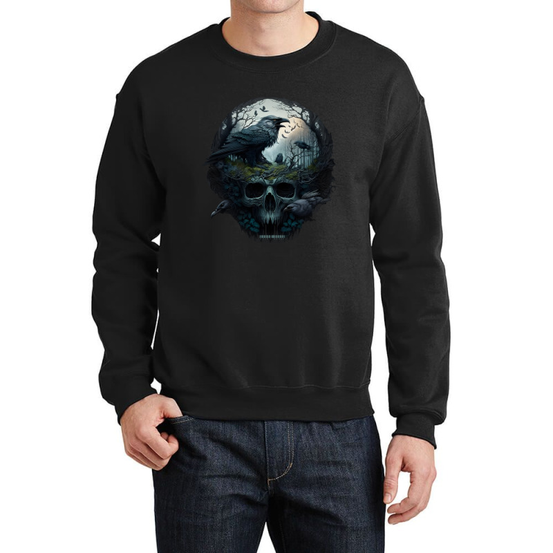 The Crows Necro Merch Crewneck Sweatshirt | Artistshot