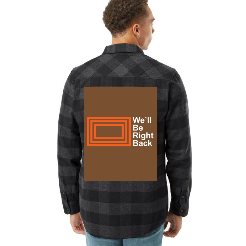 The Eric Andre Show Wex27ll Be Right Back Shirt Poster Trending Flannel Shirt by lsaacsiuis1 | Artistshot