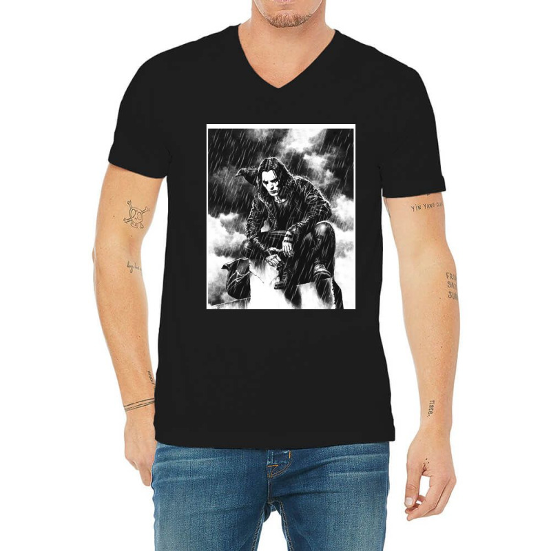 The Dark Man Crow Raven Leader V-neck Tee | Artistshot