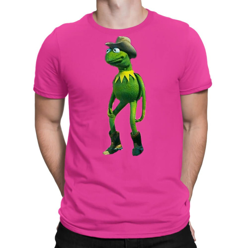 Shaelin Janae Cowboy Kermit   Green Blue Aesthetic T-Shirt by alheklupsm | Artistshot