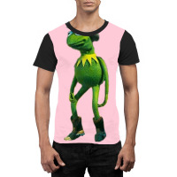 Shaelin Janae Cowboy Kermit   Green Blue Aesthetic Graphic T-shirt | Artistshot