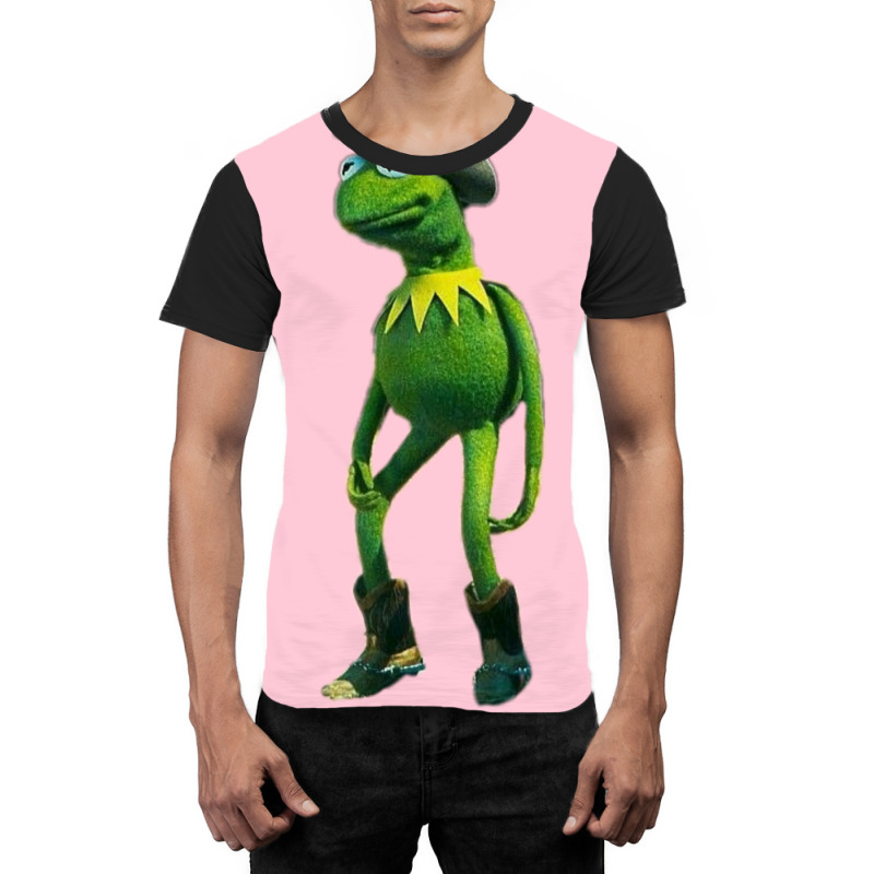 Shaelin Janae Cowboy Kermit   Green Blue Aesthetic Graphic T-shirt by alheklupsm | Artistshot