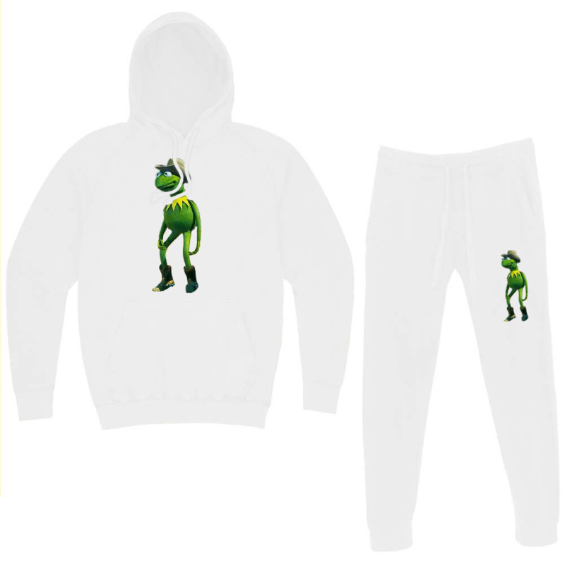 Shaelin Janae Cowboy Kermit   Green Blue Aesthetic Hoodie & Jogger set by alheklupsm | Artistshot