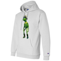 Shaelin Janae Cowboy Kermit   Green Blue Aesthetic Champion Hoodie | Artistshot