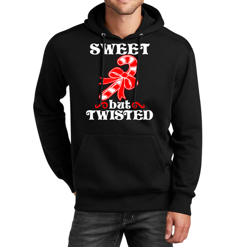 Candy Cane Sweet But Twisted Christmas Unisex Hoodie | Artistshot