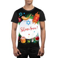 Limited Edition Happy Rosh Hashanah - Shana Tova! Autumn New Year Jewi Graphic T-shirt | Artistshot