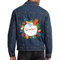 Limited Edition Happy Rosh Hashanah - Shana Tova! Autumn New Year Jewi Men Denim Jacket | Artistshot