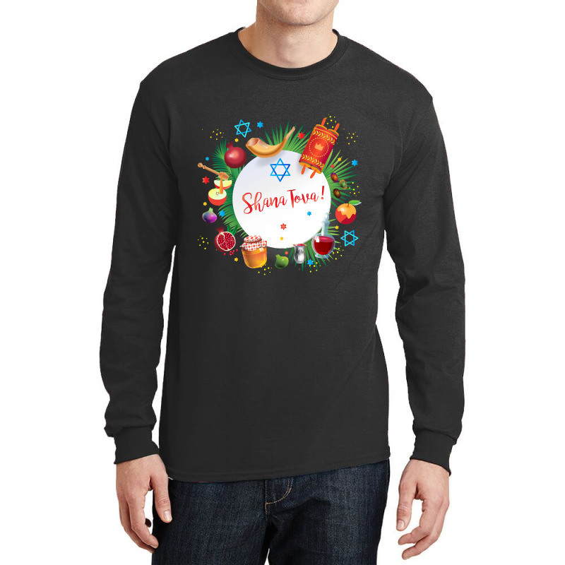 Limited Edition Happy Rosh Hashanah - Shana Tova! Autumn New Year Jewi Long Sleeve Shirts | Artistshot