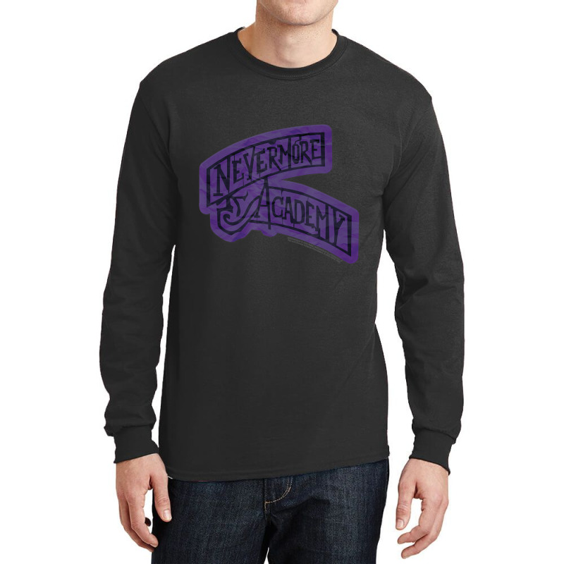 Hot Trend Wednesday Nevermore Academy School Long Sleeve Shirts by Sierra Dennis | Artistshot