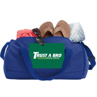 Trust A Bro Moving Company Poster Humor Duffel Bag | Artistshot