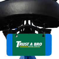 Trust A Bro Moving Company Poster Humor Bicycle License Plate | Artistshot