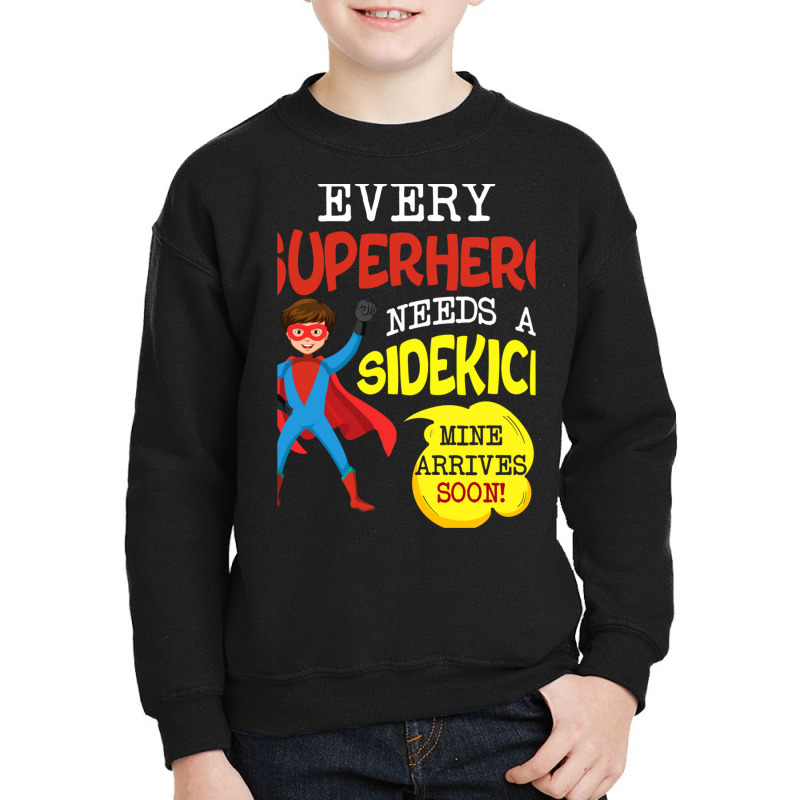 Every Superhero Needs A Sidekick Ba Youth Sweatshirt by AcostaLopezJuan | Artistshot