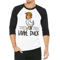 Presidential Election 2020 Funny Lame Duck Donald Trump 3/4 Sleeve Shirt | Artistshot