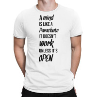 A Mind Is Like A Parachute, It Doesnt Work Unless Its Open Baby Nostal T-shirt | Artistshot