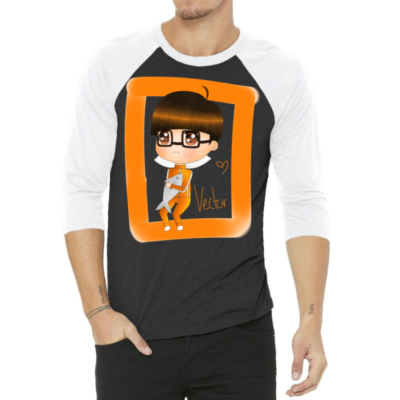 Vector Despicable Me 3 3/4 Sleeve Shirt | Artistshot