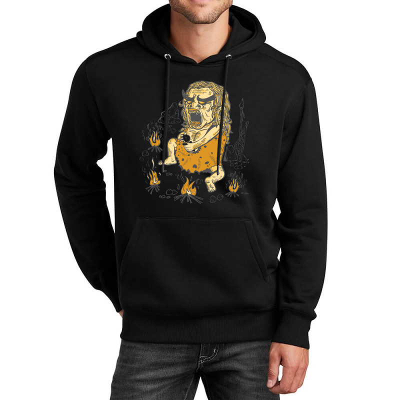 Prehistoric Pyromaniac Unisex Hoodie by CHRISTIANKSON | Artistshot