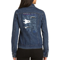 Owners Manual Earth Directorate Starfighter  T Ladies Denim Jacket | Artistshot