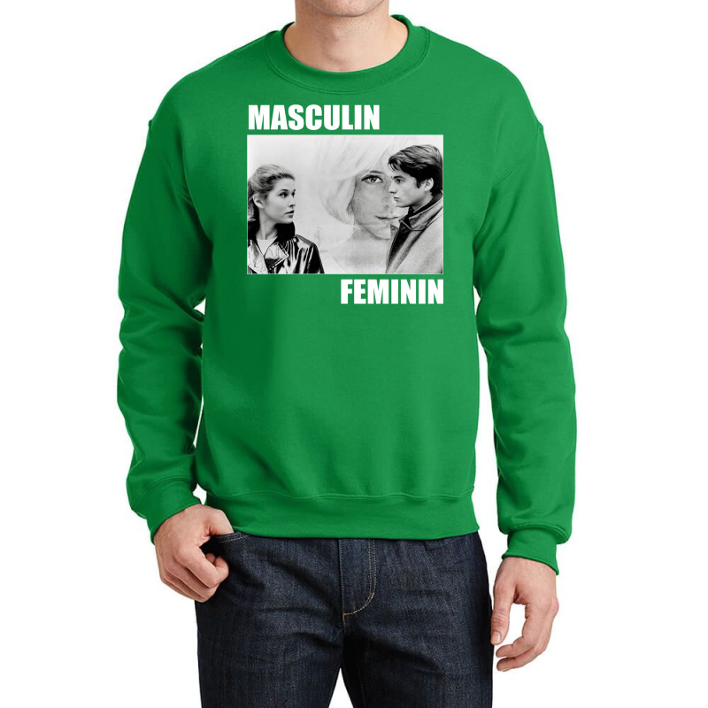 Masculin Fminin Jeanluc Godard Active T Gift Crewneck Sweatshirt by xabatsimonse | Artistshot