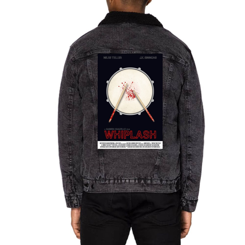 Whiplash Unisex Sherpa-Lined Denim Jacket by aprilcbow | Artistshot