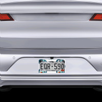 Ocean Heart License Plate Frame | Artistshot