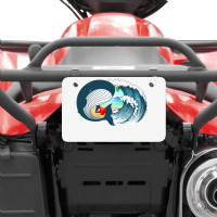 Ocean Heart Atv License Plate | Artistshot