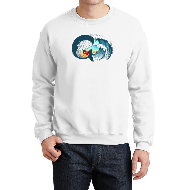 Ocean Heart Crewneck Sweatshirt | Artistshot