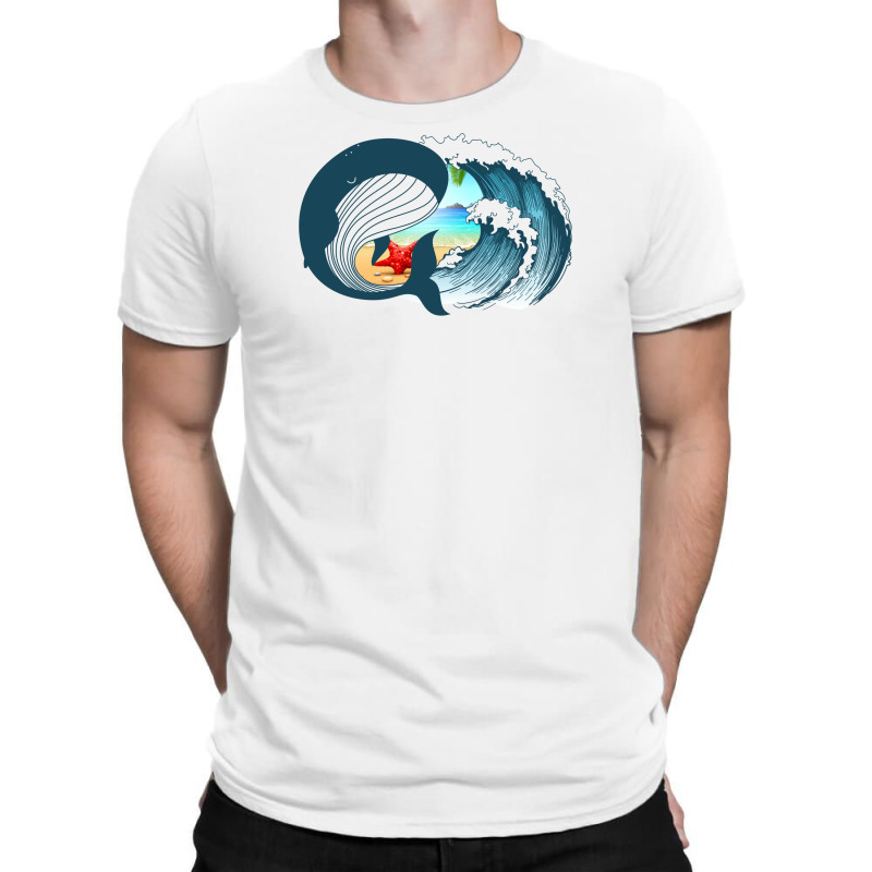 Ocean Heart T-shirt | Artistshot