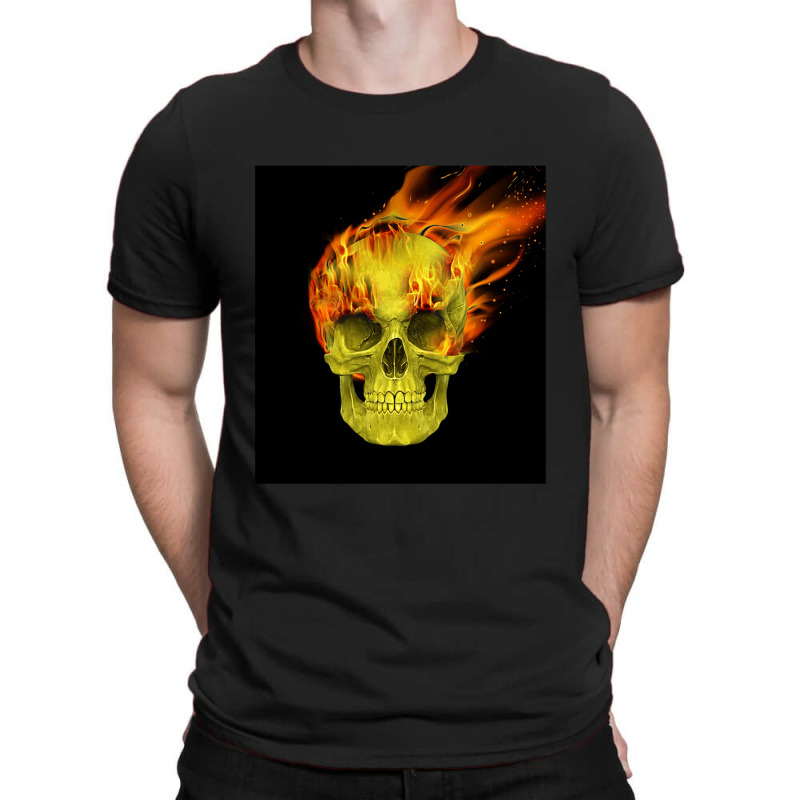 Skull Flame T-shirt | Artistshot