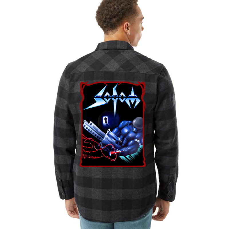 Tapping The Vein By Sodom Classic Old School German Thrash Metal Stick Flannel Shirt | Artistshot