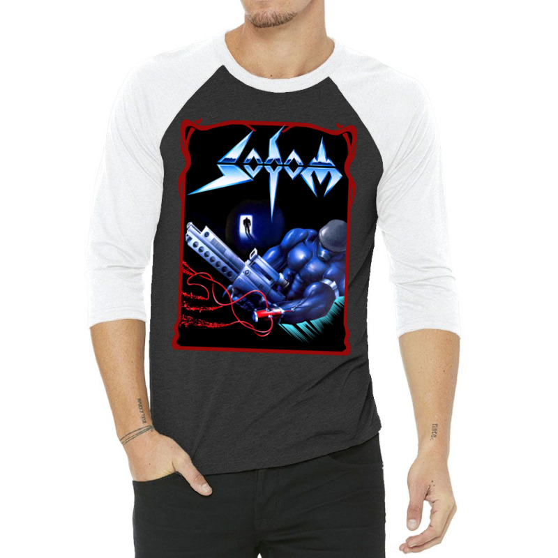 Tapping The Vein By Sodom Classic Old School German Thrash Metal Stick 3/4 Sleeve Shirt | Artistshot