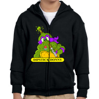 Limited Edition Dipstick Donny Youth Zipper Hoodie | Artistshot