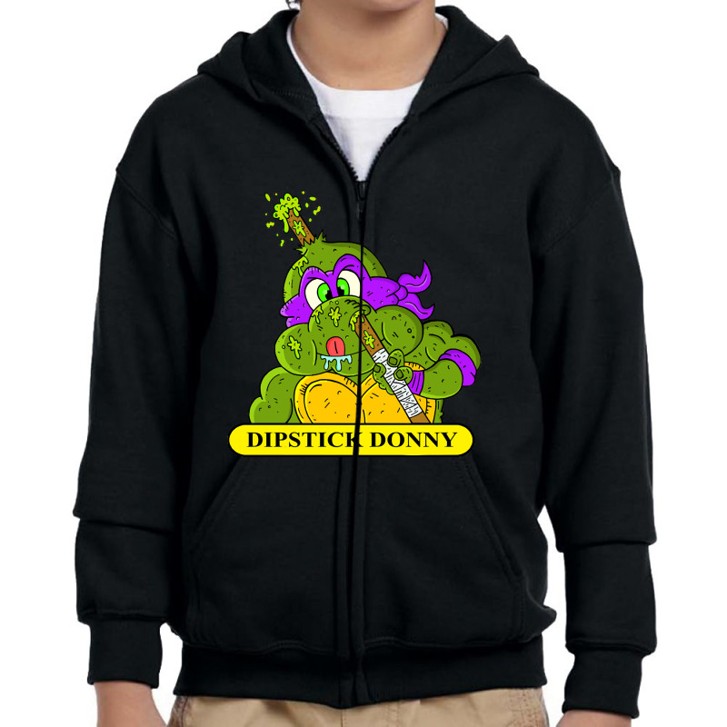 Limited Edition Dipstick Donny Youth Zipper Hoodie | Artistshot