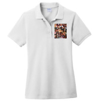 Parks And Recreation Collage Poster Green Ladies Polo Shirt | Artistshot