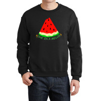 You're One In A Melon Funny Puns For Kids Crewneck Sweatshirt | Artistshot
