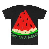 You're One In A Melon Funny Puns For Kids All Over Men's T-shirt | Artistshot