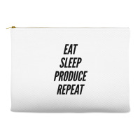 Eat Sleep Produce Repeat  Movie Producer Film Student School Film Maki Accessory Pouches | Artistshot