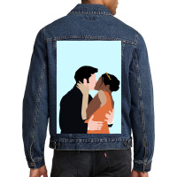 Anthony And Kate Poster Red Men Denim Jacket | Artistshot