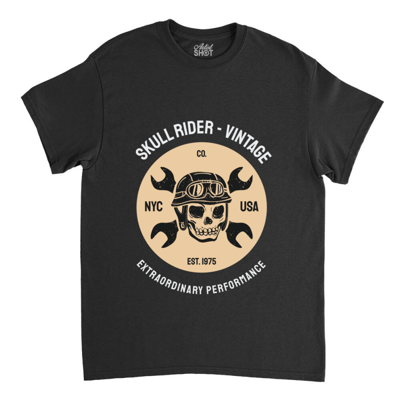 Skull Rider 4 Classic T-shirt | Artistshot