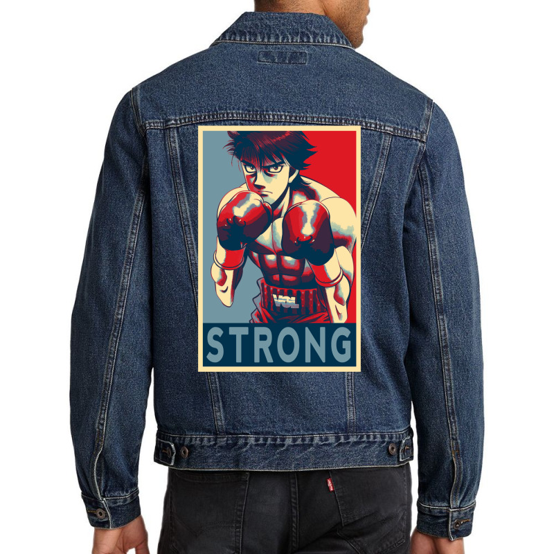 Alexander Volg Zangief Strong Hajime No Ippo Men Denim Jacket | Artistshot