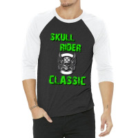 Skull Rider Classic 3/4 Sleeve Shirt | Artistshot