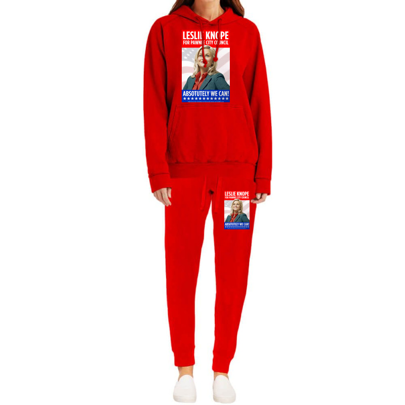 Leslie Knope For Pawnee City Council Poster Music Hoodie & Jogger Set | Artistshot