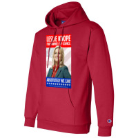 Leslie Knope For Pawnee City Council Poster Music Champion Hoodie | Artistshot